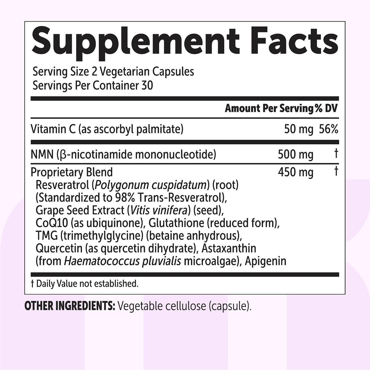 NMN Complex Capsules - 10-in-1 Daily Formula for NAD+ Support