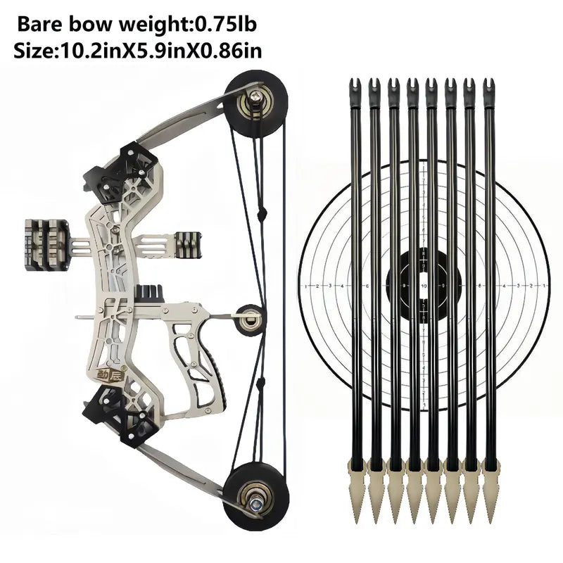 Pocket-Sized Precision All-Metal Mini Compound Bow