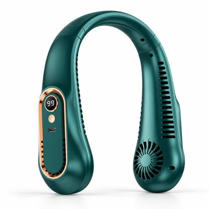 Portable Neck Fan - 5-Speed Hands-Free Cooling For Hot Days