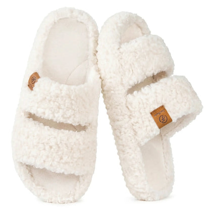 Fuzzy Memory Foam Slippers - Cloud-Soft Cushioning For Everyday Comfort