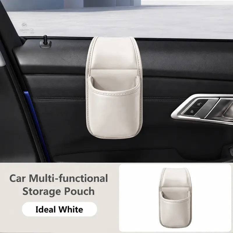 Instant Leather Car Door Storage Pocket Organizer