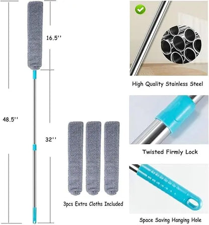 Reach Anywhere Reachable: Flexible Long-Handle Microfiber Duster