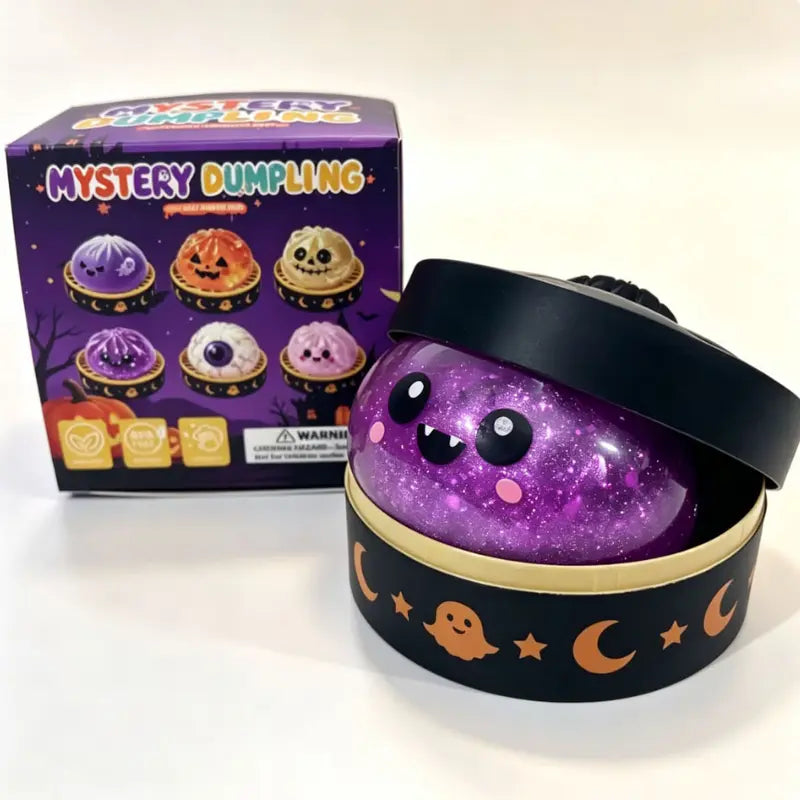Halloween Mystery Jelly Dumpling Squishy Buns Set for Instant Stress Relief