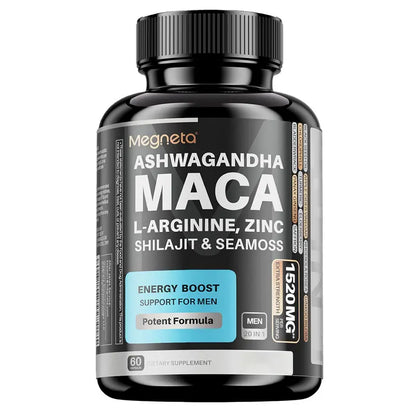 Men's Daily Vitality Formula - 20-In-1 Herbal Nutrient Blend For Energy & Stamina Support