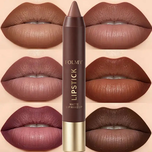 Matte Lipstick Set – 6 Brown Shades For Every Lip Look