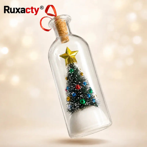 Recordable Christmas Message Bottle Ornament - Save Your Voice For A Meaningful Holiday Keepsake