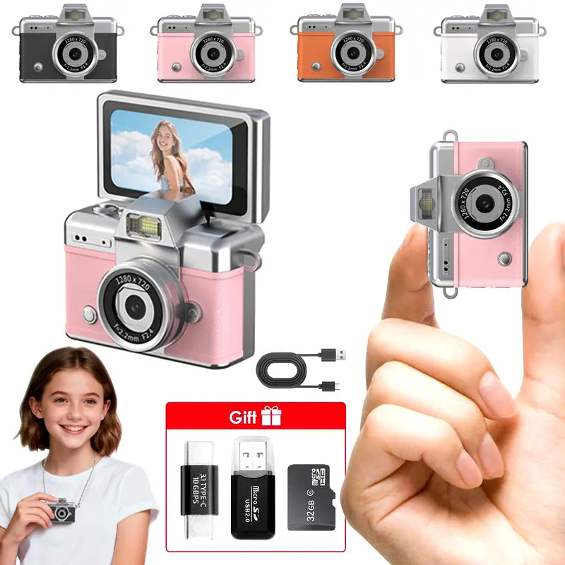 Mini Keychain Camera - Pocket-Size Design For Everyday Snapshots