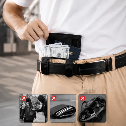 Anti-Theft Passport Pouch - Slim Hidden Storage for Safer Travel