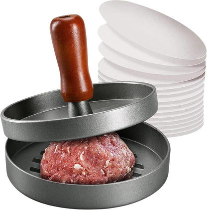 Professional Stainless Steel Burger Press for Perfect Uniform Patties