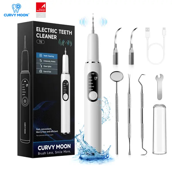 Ultrasonic Dental Cleaner - Sonic Vibration Technology For A Cleaner, Fresher Smile