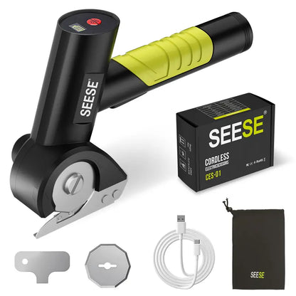 Cut Anything Effortlessly: Cordless Electric Scissors for Heavy-Duty Fabric & Cardboard