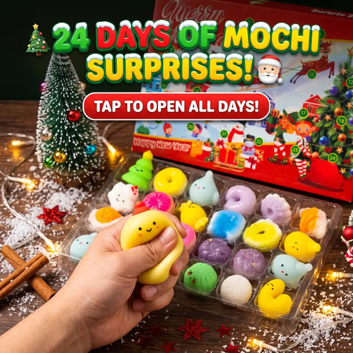 Christmas Squishy Advent Calendar – 24 Daily Mochi Surprises for Holiday Fun
