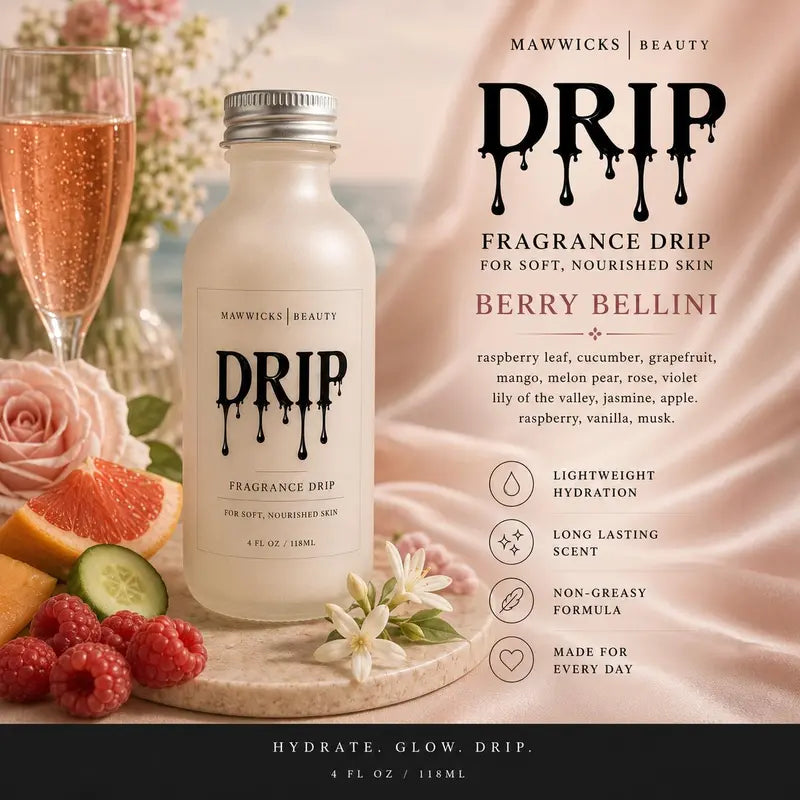 Daily Fragrance Drip - Long-Lasting Scent for Soft, Nourished Skin