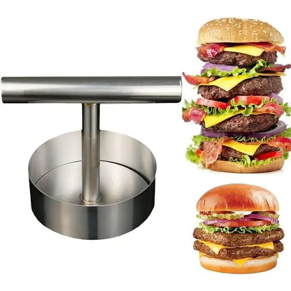 Professional Stainless Steel Burger Press for Perfect Uniform Patties