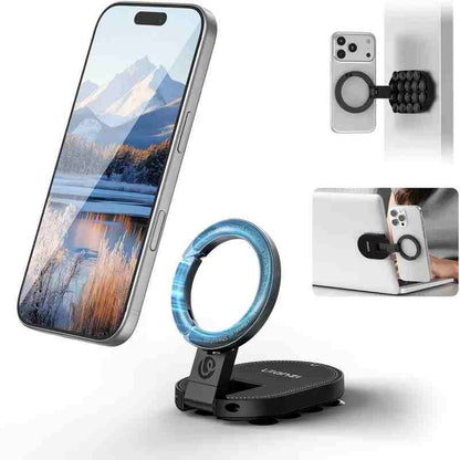 Magnetic Phone Mount - Suction Grip & Adjustable Angles For Hands-Free Filming