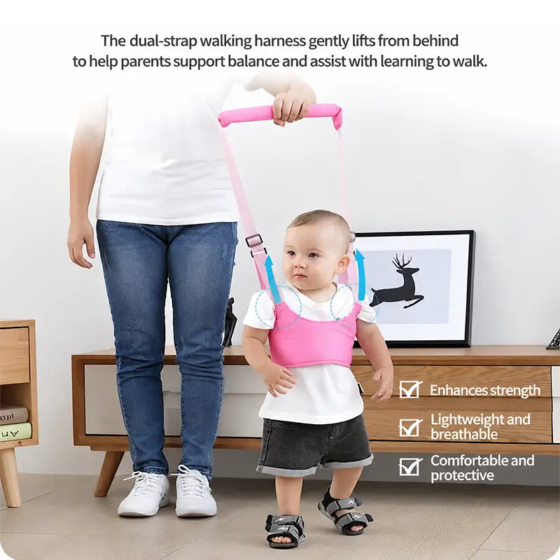 Hands-Free Back Pain Relief Baby Walking Harness Helper