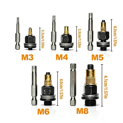 Heavy-Duty Hand Rivet Nut Tool Kit - Fast & Effortless Thread Fastening