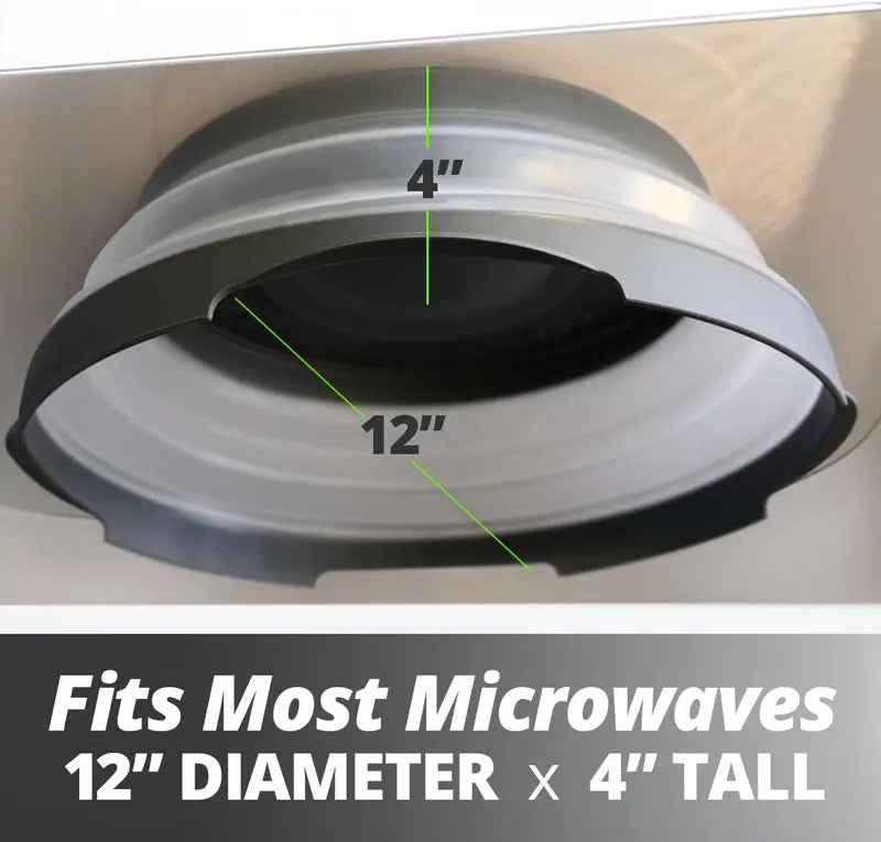 Magnetic Microwave Cover - Anti-Splash Shield For Cleaner Reheating