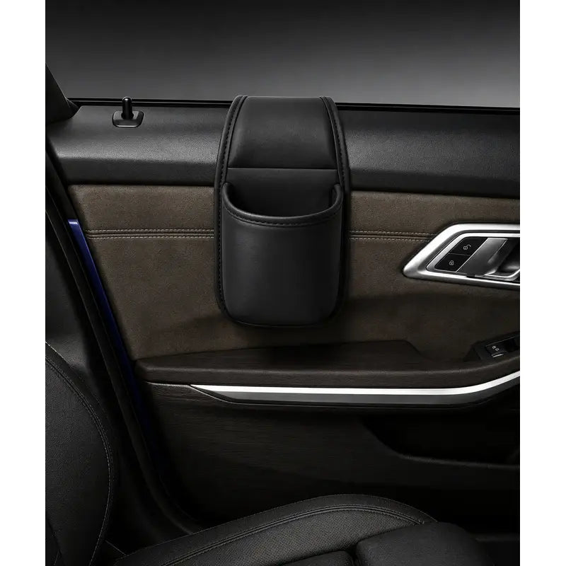 Instant Leather Car Door Storage Pocket Organizer