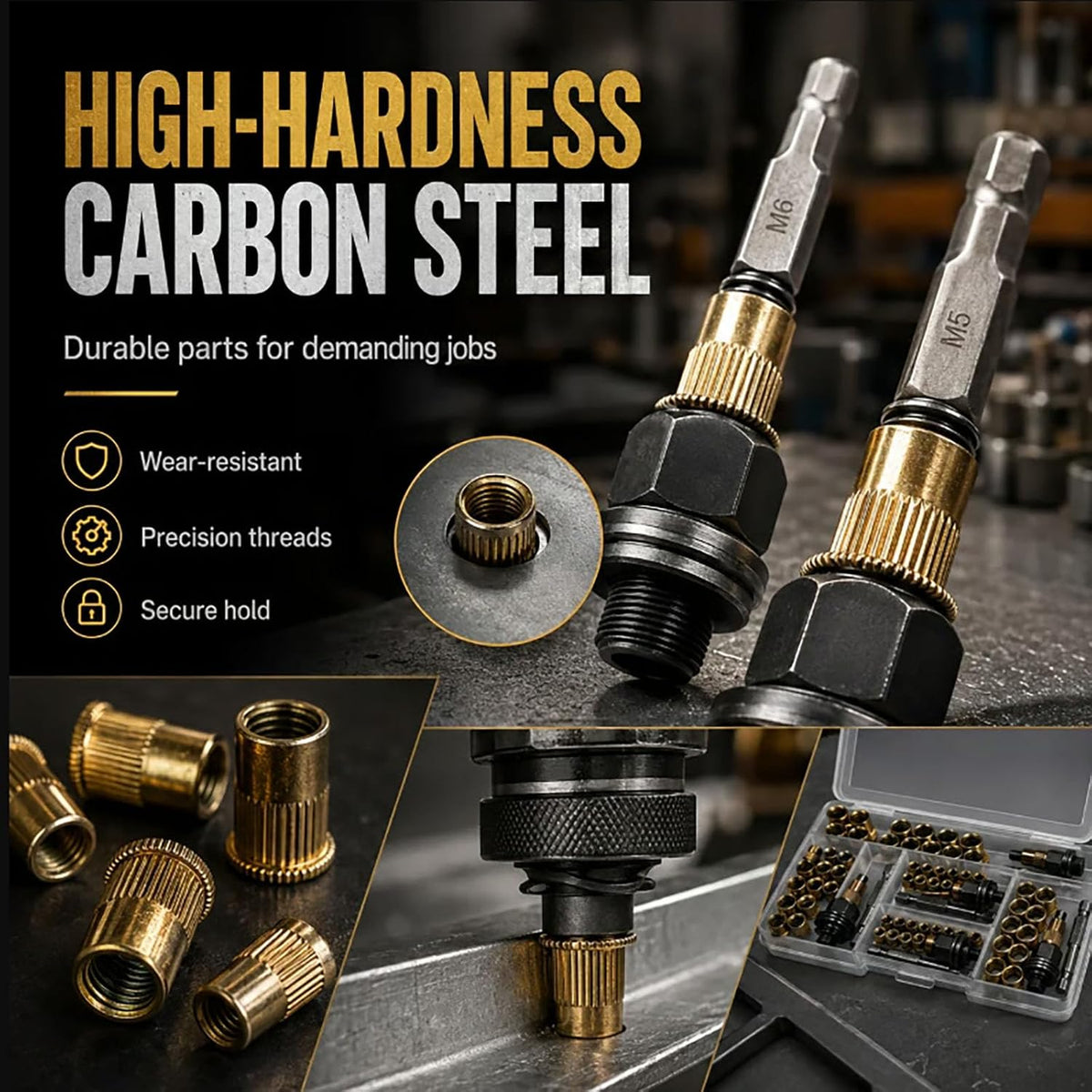 Rivet Nut Tool Kit - Create Strong Threads Without Welding