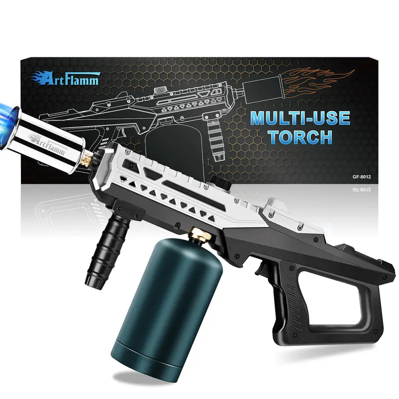 Powerful Propane Torch Flamethrower with Instant Piezo Ignition
