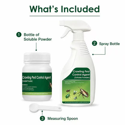 Multi-Purpose Pest Control Kit - Soluble Powder for 40+ Household Pests