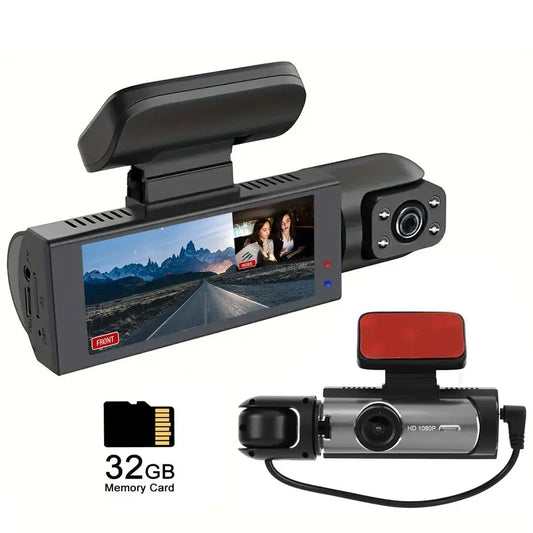 Front & Rear Dash Cam - Dual Recording Protection For Safer Everyday Driving