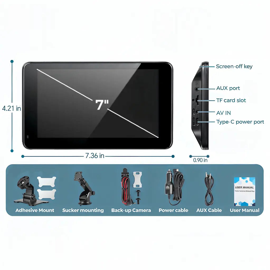Instant Wireless CarPlay & Android Auto Touchscreen – Plug & Play Smart Car Display