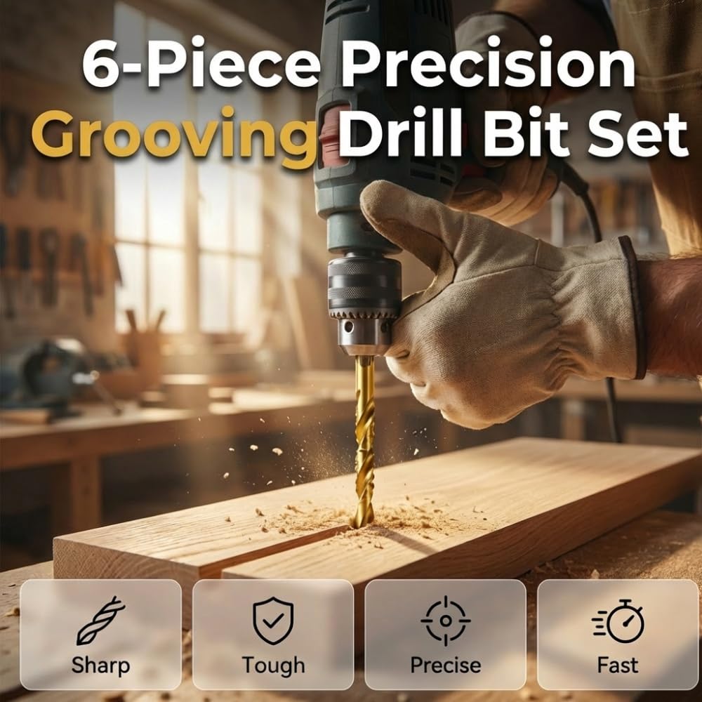 Ultimate Titanium Coated HSS Drill & Saw Bits Set