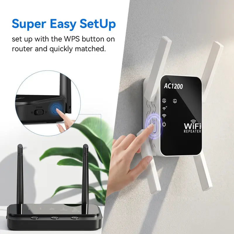 WiFi Extender - Extend Coverage For Fewer Dead Zones