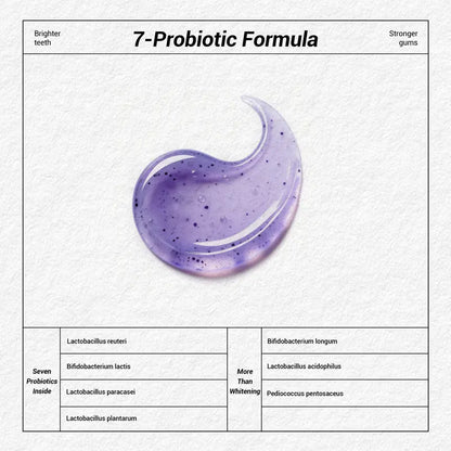 Purple Whitening Toothpaste – 7-Probiotic Formula For A Brighter, Fresher Smile