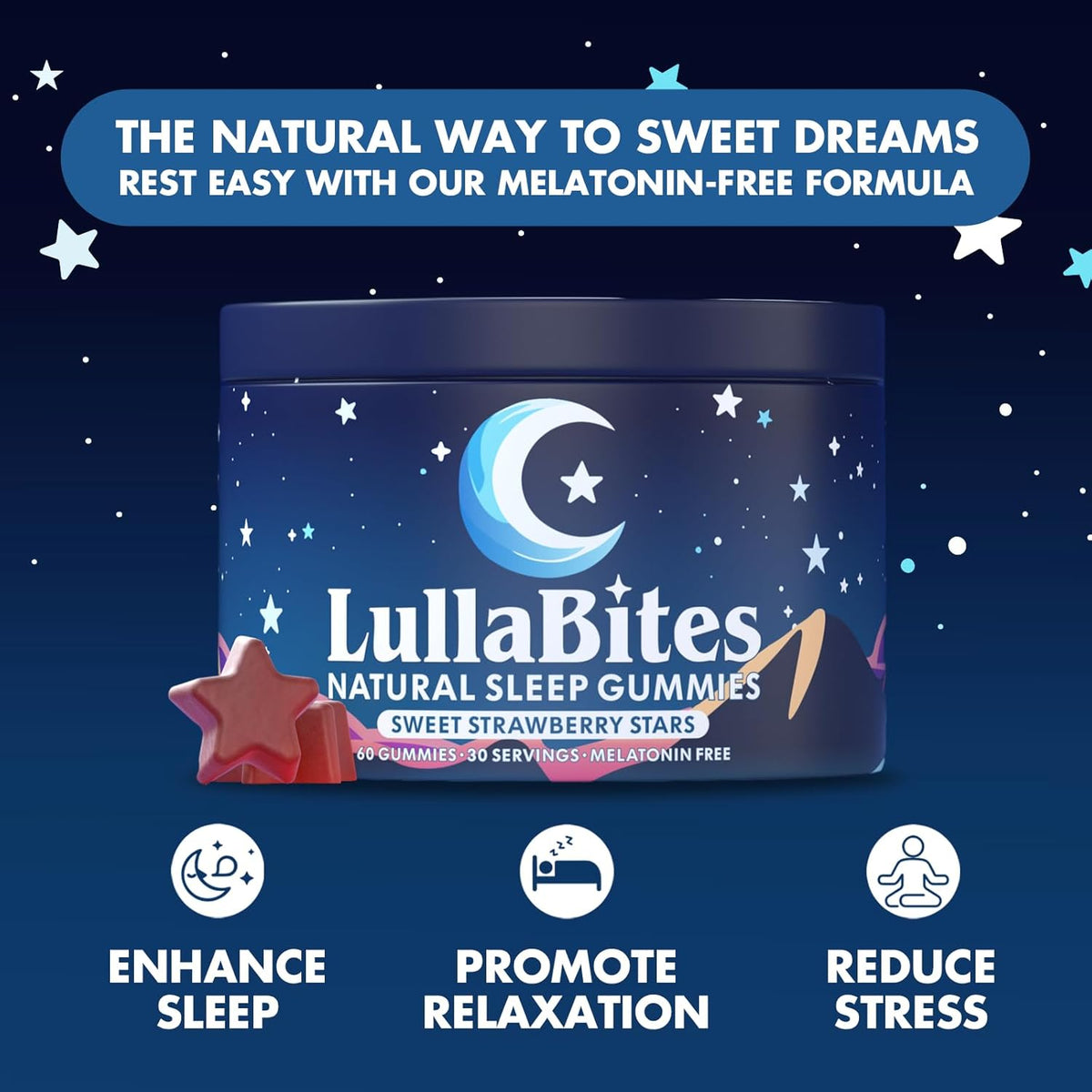 Sleep Gummies - Melatonin-Free Relaxation Blend For Restful Nights