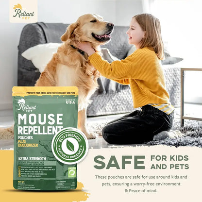 Mouse Repellent Pouches - Peppermint Oil Scent Barrier For Cars & Garages
