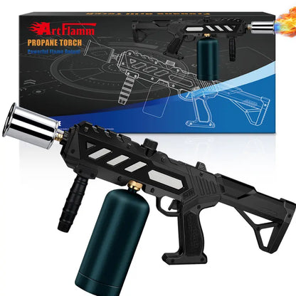 Powerful Propane Torch Flamethrower with Instant Piezo Ignition