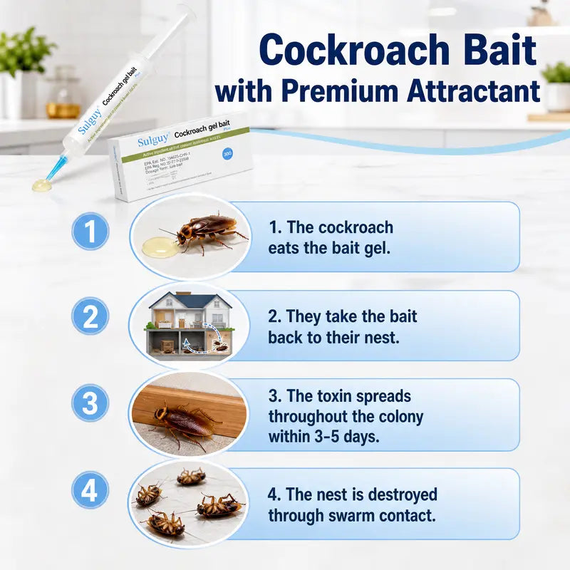 Cockroach Gel Bait – Precision Application for Targeted Roach Control