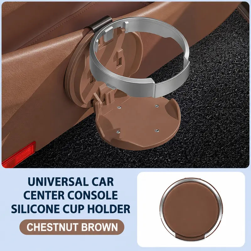 Foldable Car Cup Holder - Adjustable Design for Extra Drink Storage