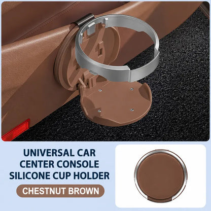Foldable Car Cup Holder - Adjustable Design for Extra Drink Storage
