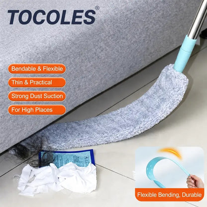 Reach Anywhere Reachable: Flexible Long-Handle Microfiber Duster