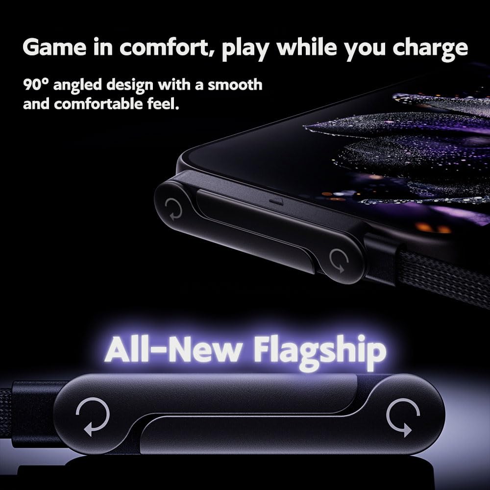 Charge & Watch Hands-Free with 240W Fast Charging Cable