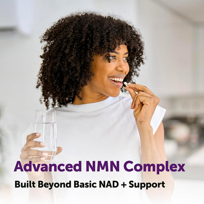 NMN Complex Capsules - 10-in-1 Daily Formula for NAD+ Support