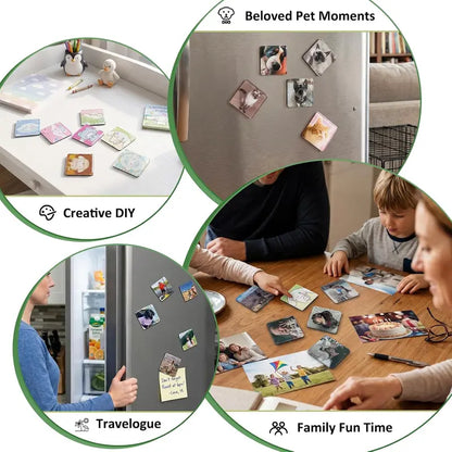 Magnetic Photo Frames - Peel & Stick Acrylic For Personalized Memories