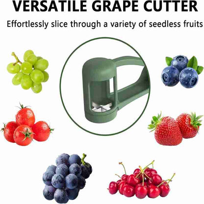 Toddler Snack Cutter - One Press Quarter Cutting For Easy Snack Prep
