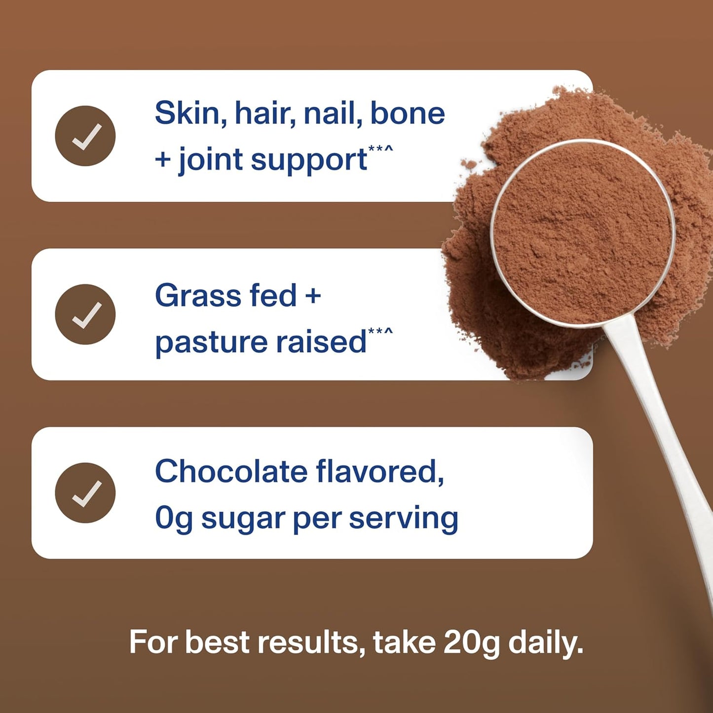 Delicious Chocolate Collagen for Glowing Skin & Strong Joints