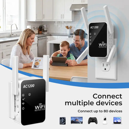WiFi Extender - Extend Coverage For Fewer Dead Zones