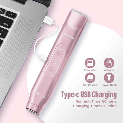 Painless Dual-Head Women Electric Shaver for Flawless Smooth Skin