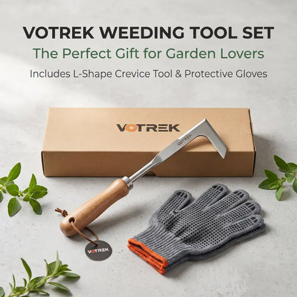 Crevice Weeder – 3-Edge Blade For Clearing Weeds Between Pavers