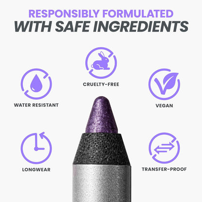 Waterproof Eyeliner Pencil - Longwear Formula For Smudge-Free, All-Day Defined Eyes