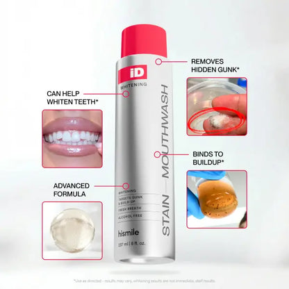 Deep Stain Whitening Mouthwash – Targets Gunk Build-Up & Refreshes Breath Instantly