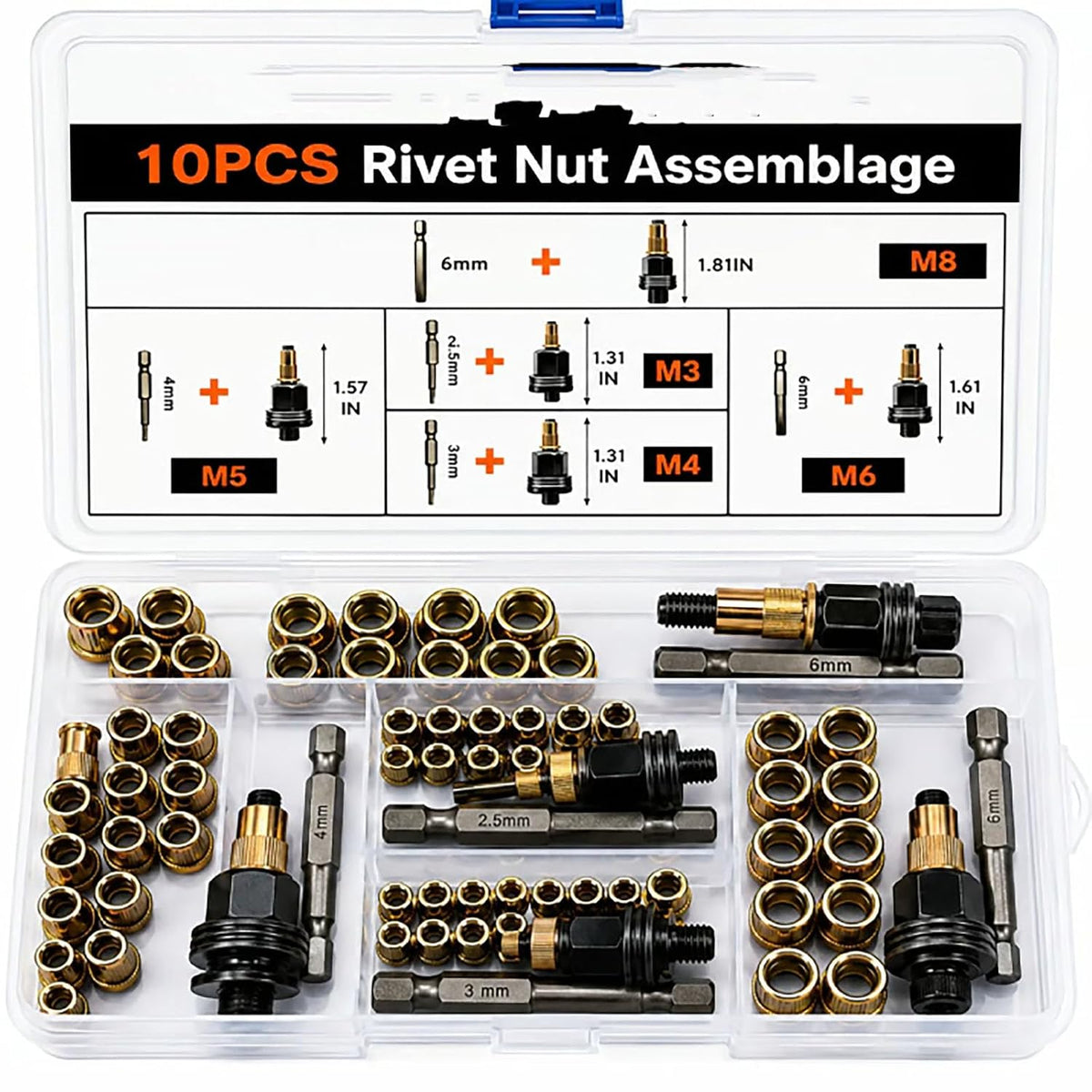 Rivet Nut Tool Kit - Create Strong Threads Without Welding