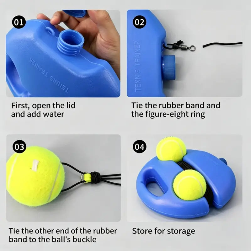 Solo Tennis Trainer – Automatic Rebound System For Partner-Free Practice